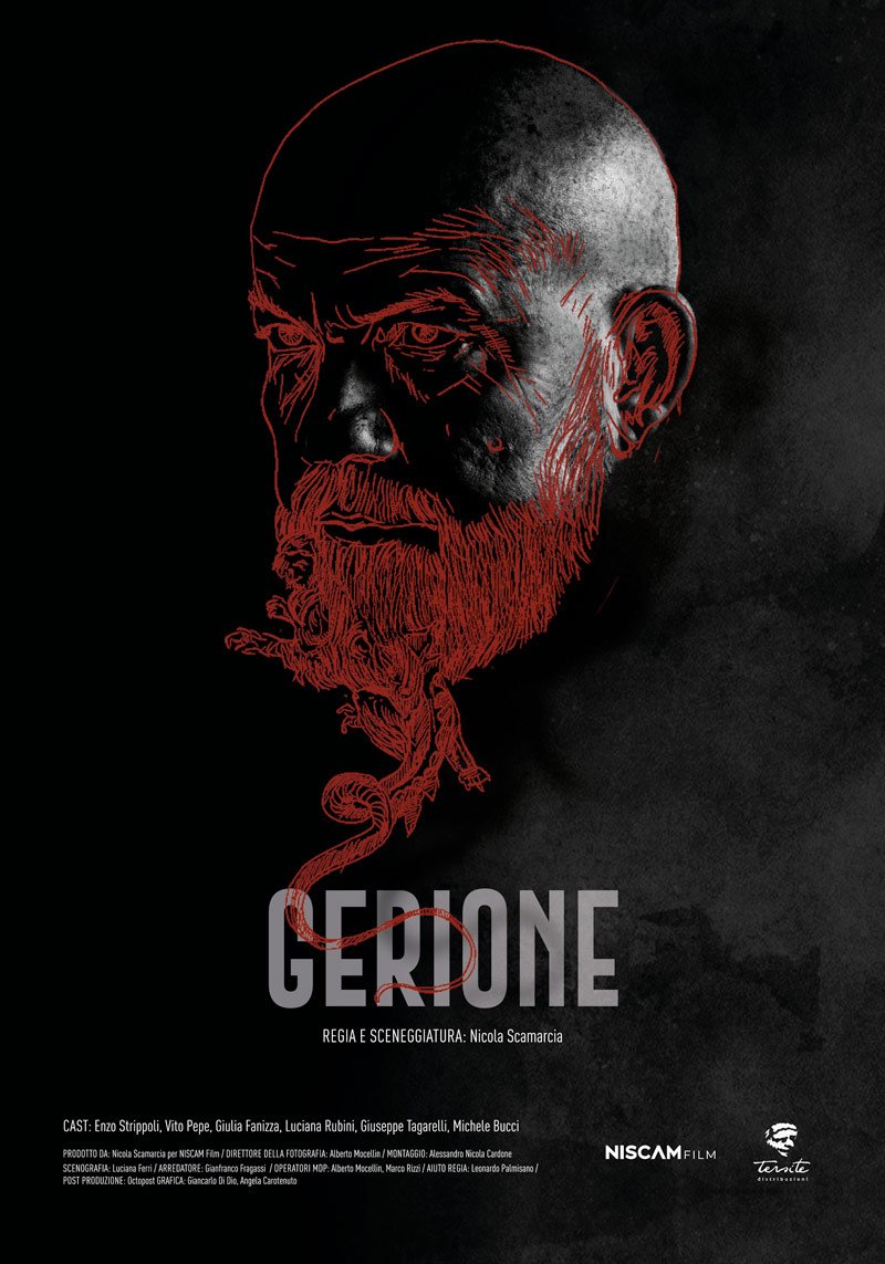 Poster ufficiale del cortometraggio Gerione di Nicola Scamarcia