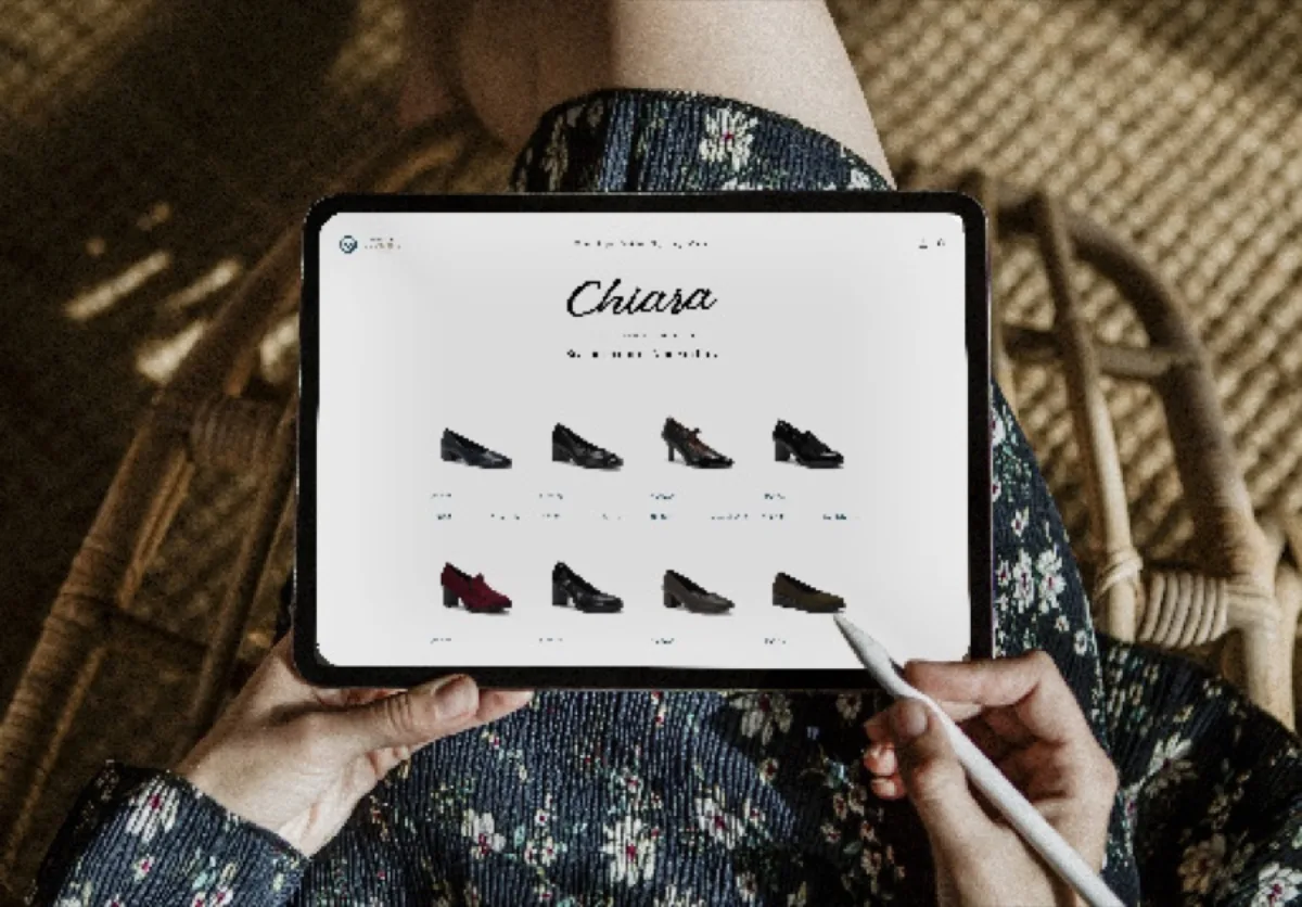 Sito Due Emme Calzature su tablet