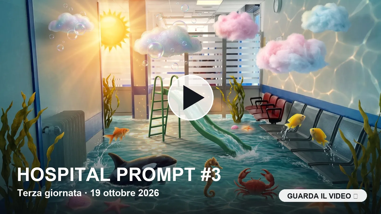 Hospital Prompt #3, terza giornata, 19 ottobre 2026: guarda il video su Cinema in Ospedale
