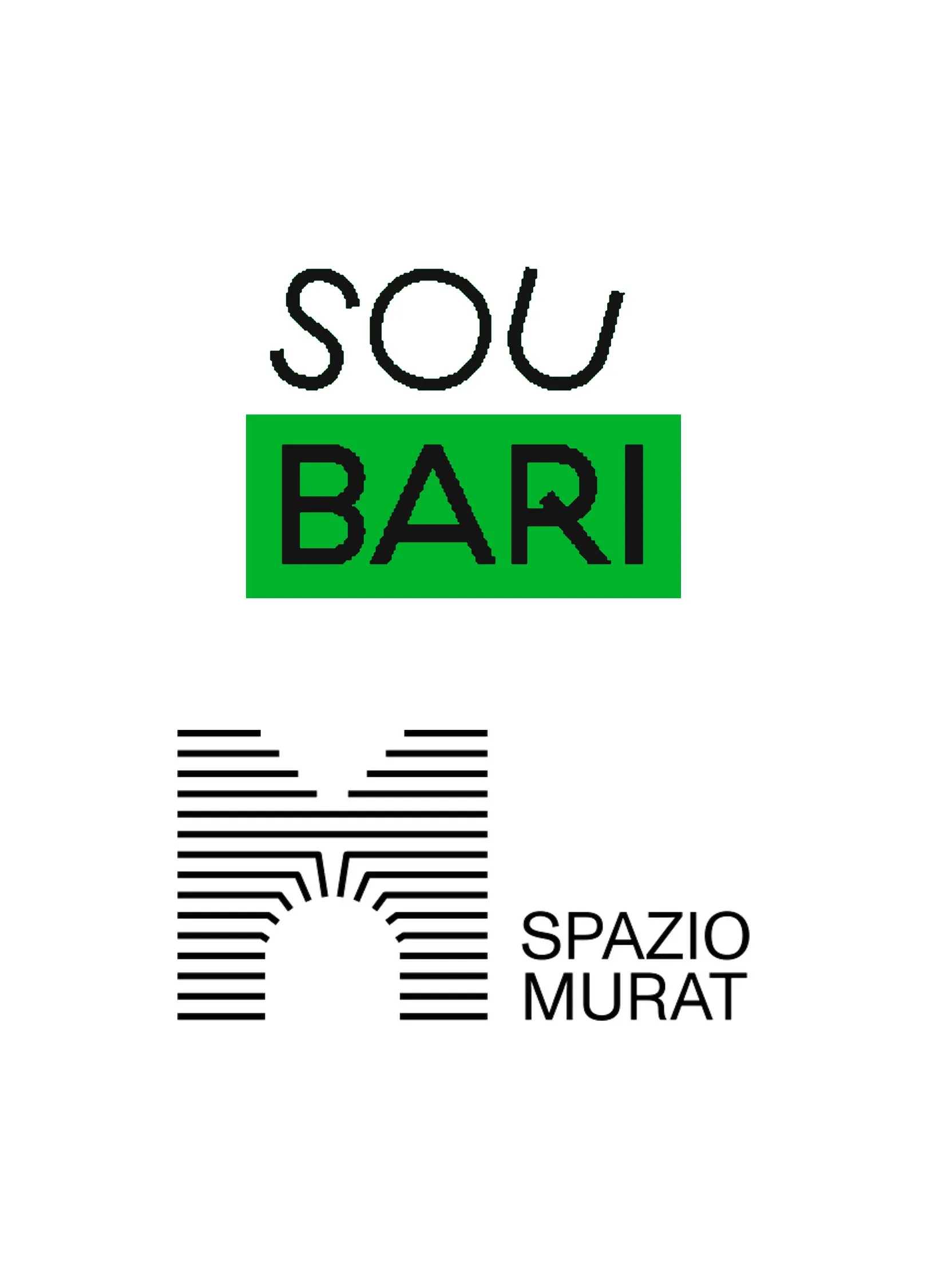I loghi di SOU Bari e di Spazio Murat